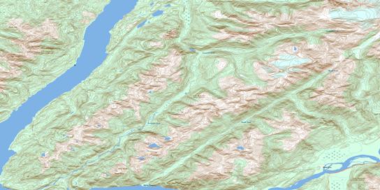 Greenville Topo Map 103P04 at 1:50,000 scale - National Topographic System of Canada (NTS) - Toporama map