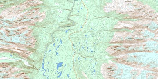 Iskut River Topo Map 104G01 at 1:50,000 scale - National Topographic System of Canada (NTS) - Toporama map