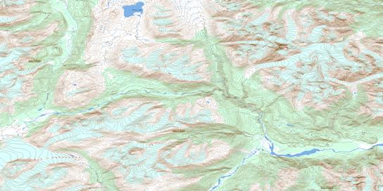 More Creek Topo Map 104G02 at 1:50,000 scale - National Topographic System of Canada (NTS) - Toporama map
