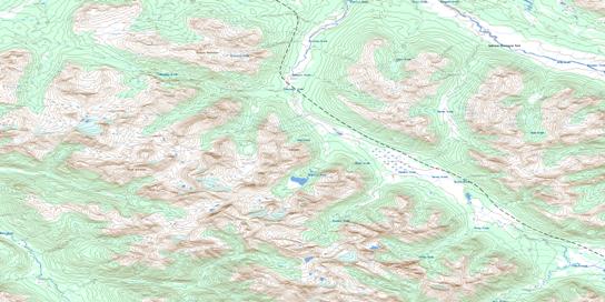 Tahtsedle Creek Topographic map 104H02 at 1:50,000 Scale