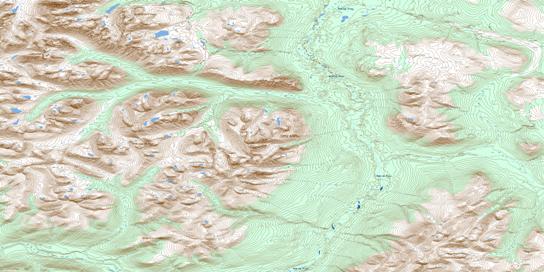 No Title Topographic map 104I03 at 1:50,000 Scale