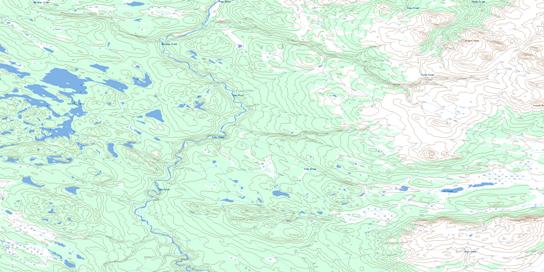 Tachilta Lakes Topo Map 104J10 at 1:50,000 scale - National Topographic System of Canada (NTS) - Toporama map
