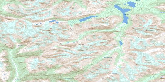 Trapper Lake Topo Map 104K07 at 1:50,000 scale - National Topographic System of Canada (NTS) - Toporama map