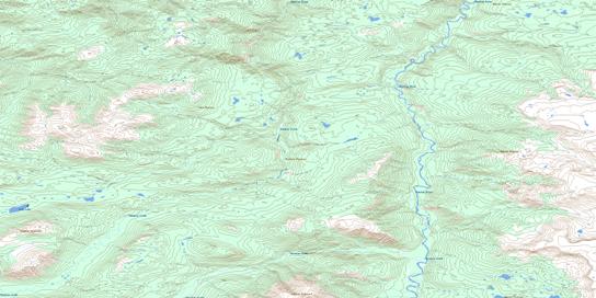 No Title Topographic map 104K09 at 1:50,000 Scale