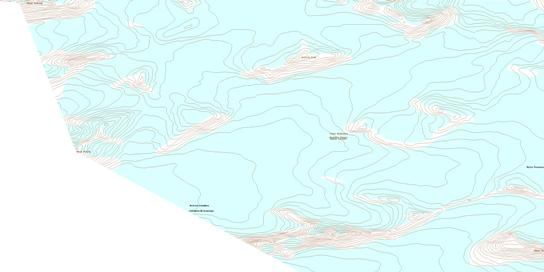 Mount Pullen Topographic map 104M02 at 1:50,000 Scale