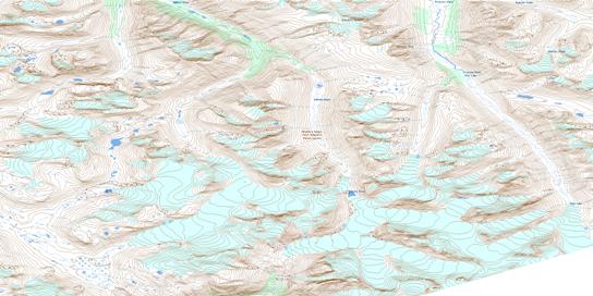 Rothwell Peak Topo Map 104M13 at 1:50,000 scale - National Topographic System of Canada (NTS) - Toporama map