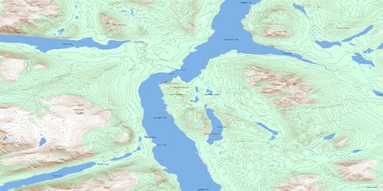 Turtle Lake Topo Map 104M16 at 1:50,000 scale - National Topographic System of Canada (NTS) - Toporama map