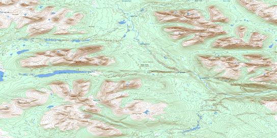 Ed Asp Lake Topo Map 104O01 at 1:50,000 scale - National Topographic System of Canada (NTS) - Toporama map