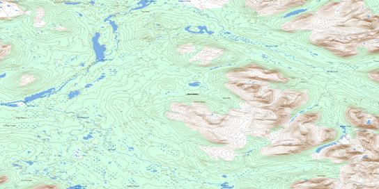 Ash Creek Topographic map 104O07 at 1:50,000 Scale