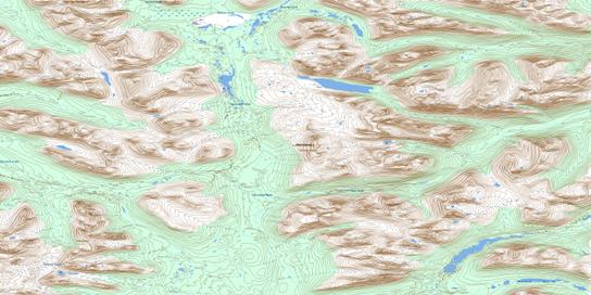 Maria Lake Topographic map 104O08 at 1:50,000 Scale
