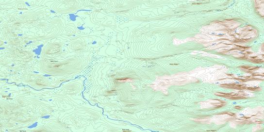 No Title Topo Map 104O12 at 1:50,000 scale - National Topographic System of Canada (NTS) - Toporama map