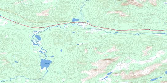 Smart River Topo Map 104O13 at 1:50,000 scale - National Topographic System of Canada (NTS) - Toporama map