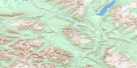 Julian Creek Topo Map 104P02 at 1:50,000 scale - National Topographic System of Canada (NTS) - Toporama map