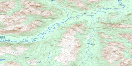 Mcdame Topo Map 104P03 at 1:50,000 scale - National Topographic System of Canada (NTS) - Toporama map