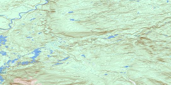 No Title Topographic map 104P10 at 1:50,000 Scale