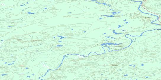 Lutz Creek Topo Map 104P15 at 1:50,000 scale - National Topographic System of Canada (NTS) - Toporama map