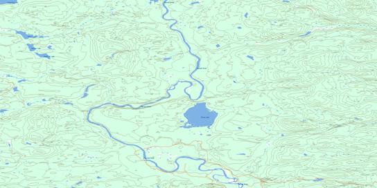 Blind Lake Topo Map 105A01 at 1:50,000 scale - National Topographic System of Canada (NTS) - Toporama map