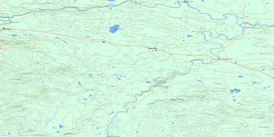 Allegretto Lake Topo Map 105A04 at 1:50,000 scale - National Topographic System of Canada (NTS) - Toporama map