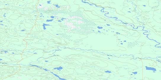 False Pass Creek Topo Map 105A05 at 1:50,000 scale - National Topographic System of Canada (NTS) - Toporama map