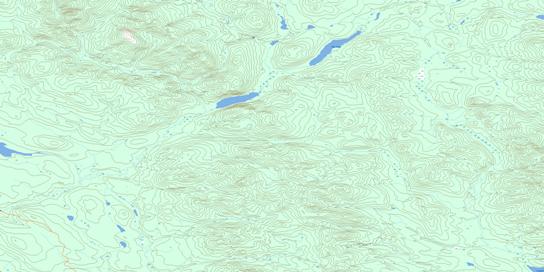 Tom Lake Topographic map 105A07 at 1:50,000 Scale