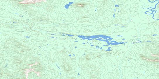 Stewart Lake Topo Map 105A10 at 1:50,000 scale - National Topographic System of Canada (NTS) - Toporama map