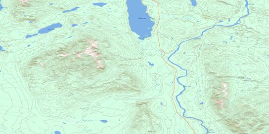 False Canyon Topographic map 105A11 at 1:50,000 Scale