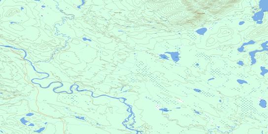 Sambo Creek Topo Map 105A12 at 1:50,000 scale - National Topographic System of Canada (NTS) - Toporama map