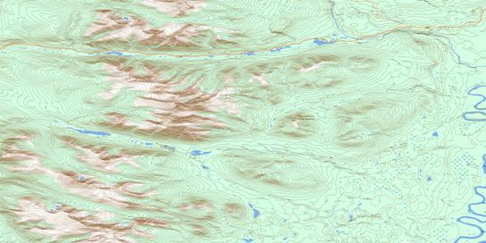 Mount Murray Topographic map 105A15 at 1:50,000 Scale