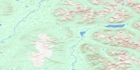 Dorsey Lake Topo Map 105B04 at 1:50,000 scale - National Topographic System of Canada (NTS) - Toporama map
