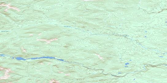 Meister Lake Topo Map 105B08 at 1:50,000 scale - National Topographic System of Canada (NTS) - Toporama map