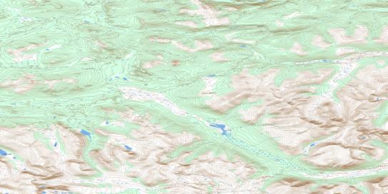 Irvine Lake Topographic map 105B11 at 1:50,000 Scale