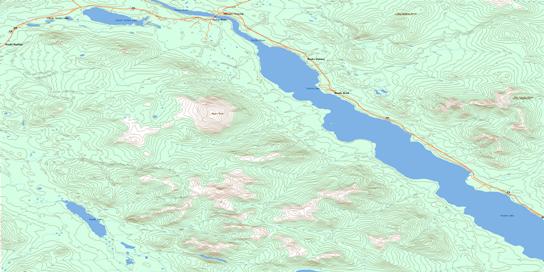 Brooks Brook Topo Map 105C06 at 1:50,000 scale - National Topographic System of Canada (NTS) - Toporama map