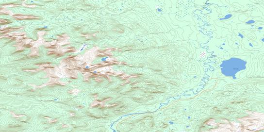 Thirtymile Range Topo Map 105C09 at 1:50,000 scale - National Topographic System of Canada (NTS) - Toporama map