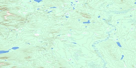 No Title Topo Map 105C16 at 1:50,000 scale - National Topographic System of Canada (NTS) - Toporama map