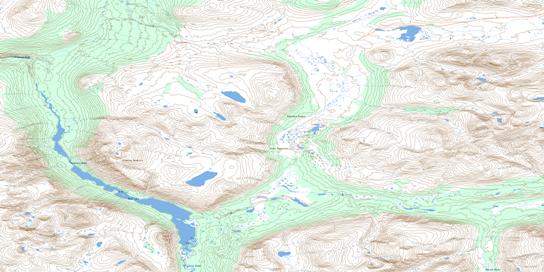 Rose Lake Topographic map 105D05 at 1:50,000 Scale