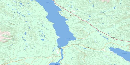 Tagish Topo Map 105D08 at 1:50,000 scale - National Topographic System of Canada (NTS) - Toporama map