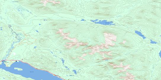 Michie Creek Topo Map 105D09 at 1:50,000 scale - National Topographic System of Canada (NTS) - Toporama map