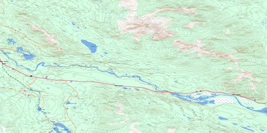 Macrae Topo Map 105D10 at 1:50,000 scale - National Topographic System of Canada (NTS) - Toporama map