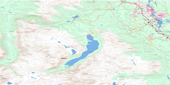 Whitehorse Topo Map 105D11 at 1:50,000 scale - National Topographic System of Canada (NTS) - Toporama map