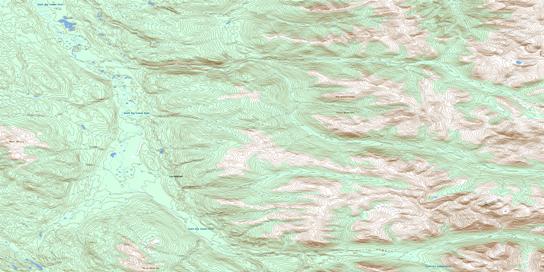 Livingstone Creek Topo Map 105E08 at 1:50,000 scale - National Topographic System of Canada (NTS) - Toporama map