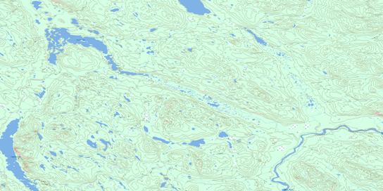 Frank Creek Topographic map 105E11 at 1:50,000 Scale