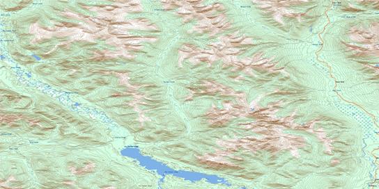 Mount St Cyr Topographic map 105F06 at 1:50,000 Scale