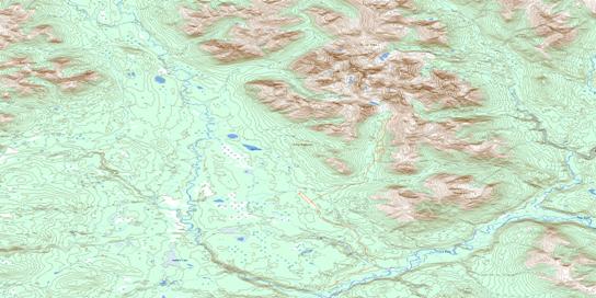 Junkers Lake Topo Map 105G03 at 1:50,000 scale - National Topographic System of Canada (NTS) - Toporama map