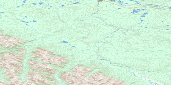 Starr Creek Topographic map 105G12 at 1:50,000 Scale