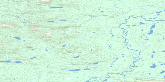 No Title Topographic map 105G14 at 1:50,000 Scale