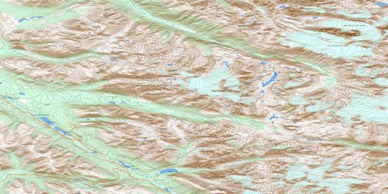 Shelf Lake Topo Map 105I01 at 1:50,000 scale - National Topographic System of Canada (NTS) - Toporama map
