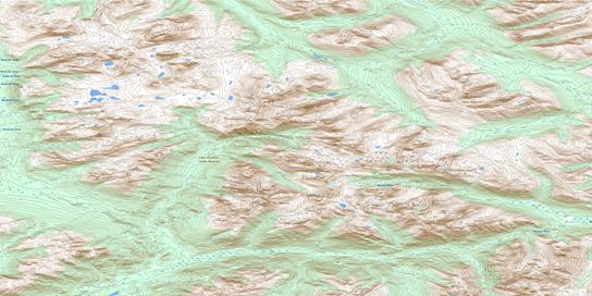 Little Owls Mountain Topographic map 105I03 at 1:50,000 Scale