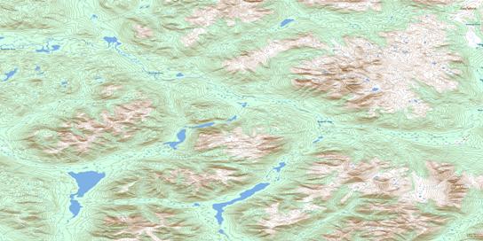 Mount Pike Topographic map 105I04 at 1:50,000 Scale