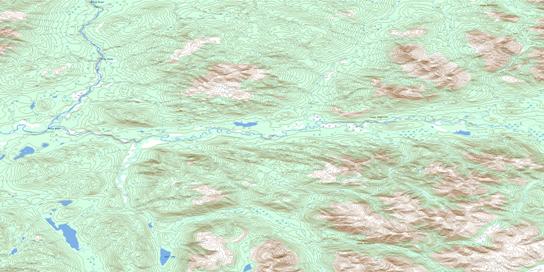 No Title Topographic map 105I05 at 1:50,000 Scale