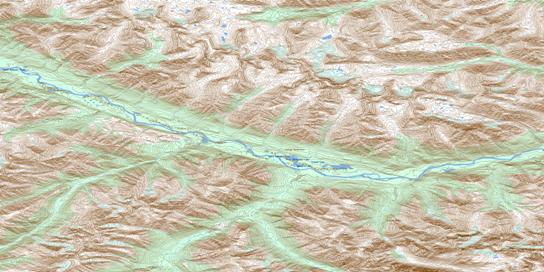 Mount Appler Topographic map 105I08 at 1:50,000 Scale